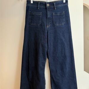 Zara Marine Wide-Leg Jeans